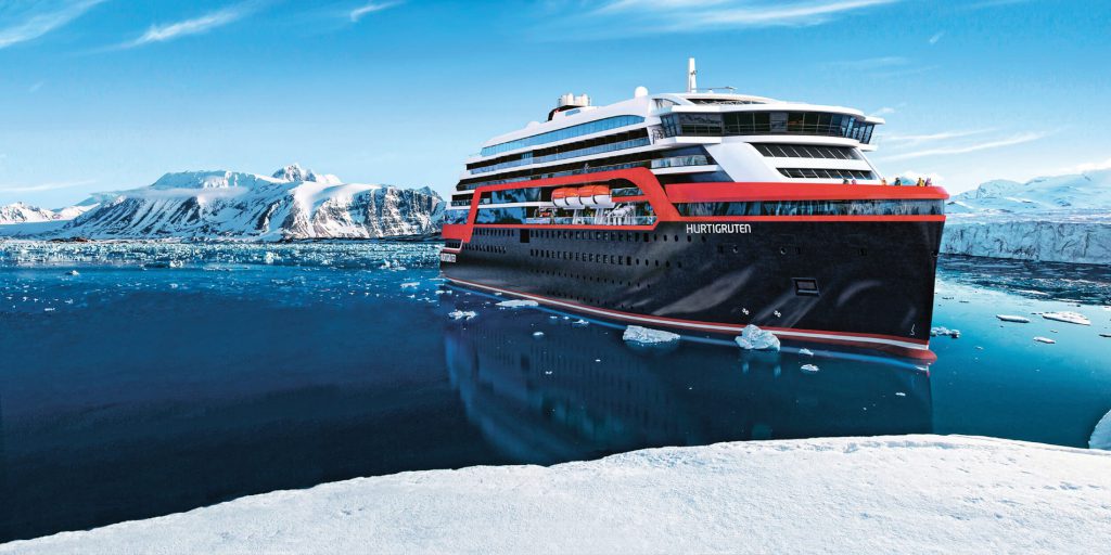 New hurtigruten hybrid ship