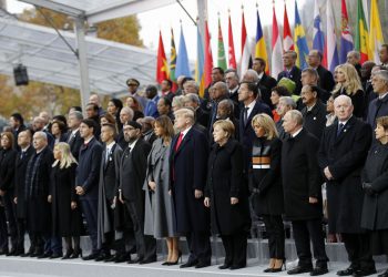 Leaders gather in Paris