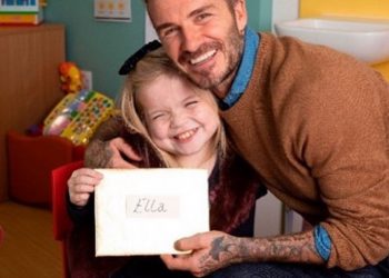 Ella Chadwick and David Beckham