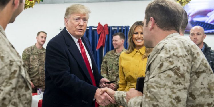 Trump pays surprise visit to Iraq