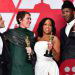 Rami Malek, Olivia Colman, Regina King and Mahershala Ali pose with their Oscars.