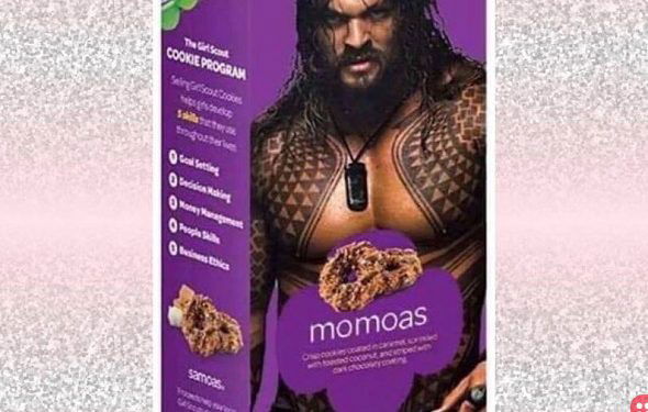 Girl Scout uses Aquaman actor’s shirtless pic to sell cookies