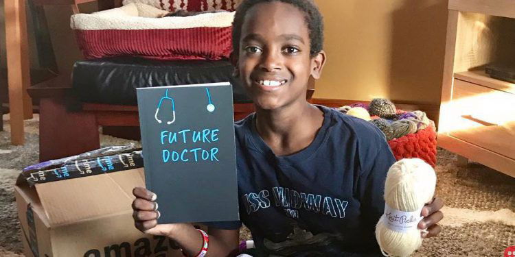 This 11-year-old crochets for a good cause