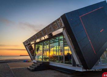 House that tilts, turns and is powered by solar energy