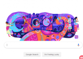 Google Celebrates Indian Festival of Colours