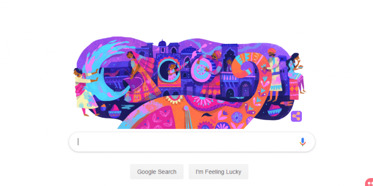 Google Celebrates Indian Festival of Colours