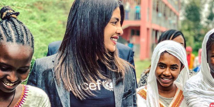 Actress Priyanka Chopra Heads Off to Ethiopia for UNICEF Engagements