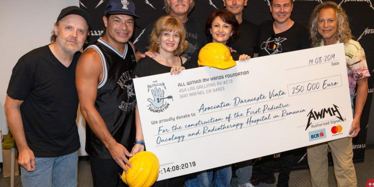 Metallica Donates 250,000 Euros to Children’s Cancer Hospital