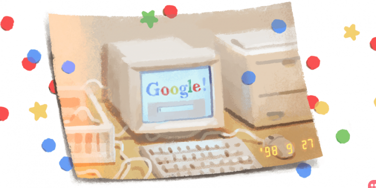 Google celebrates its 21st birthday with a doodle