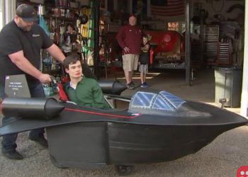 Dad makes mindblowing Halloween costumes for son with celebral palsy