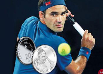 Tennis legend Roger Federer gets his own coin!