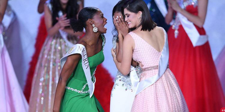 Miss Nigeria’s reaction to Miss Jamaica winning Miss World is winning the internet!