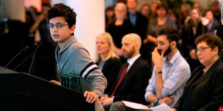 13-year-old’s eulogy for dad killed in Iran plane crash is heart breaking