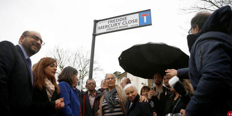 Street in London named after Freddie Mercury