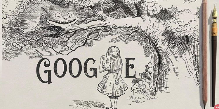 Google honours Sir John Tenniel on his 200th birthday with a wonderful doodle