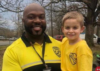 5-year-old dresses up as School’s Security Officer On ‘Favourite Person Day’, wins hearts