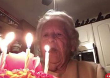 Grandma sings ‘happy birthday’ to herself while being quarantined