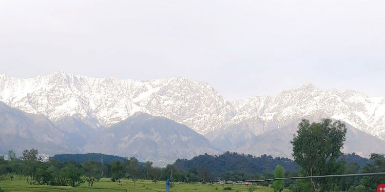 Thanks to lower pollution levels due to lockdown, Himalayas visible from India