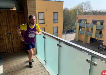 Man completes his half-marathon post COVID-19 shutdown