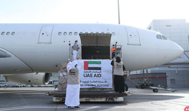 First ever known commercial flight to Israel from UAE flies coronavirus aid for Palestinians