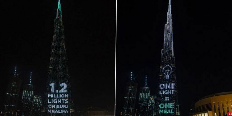 Burj Khalifa turns into the world’s tallest donation box for COVID-19