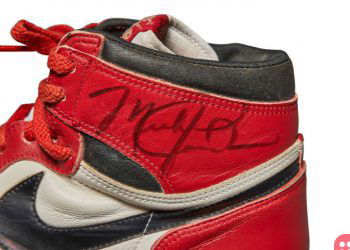 Micheal Jordan’s 1985 shoes break world auction record for sneakers