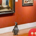 Penguins take a field trip to art museum!