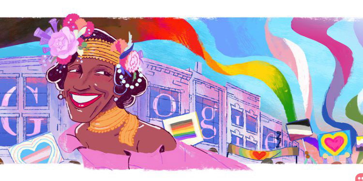 Google celebrates LGBTQ+ activist Marsha Johnson through doodle