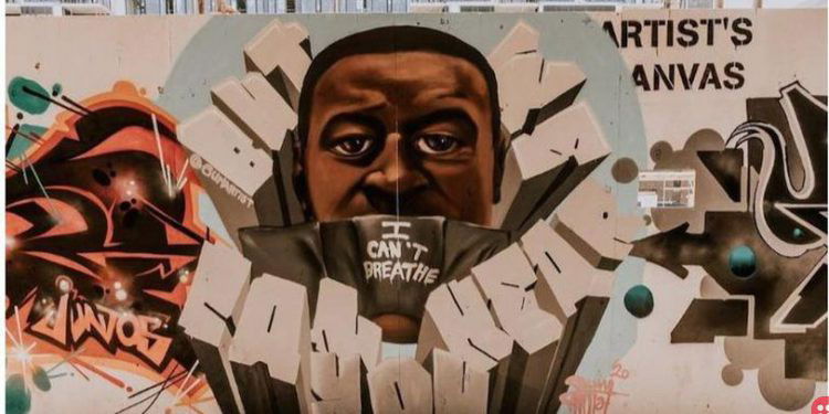 Canada’s ‘Graffiti Alley’ repainted to show solidarity with anti-racism movement