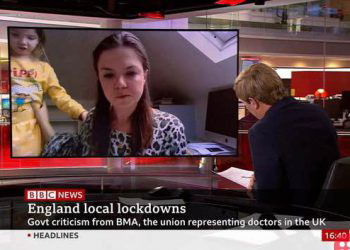 Hilarious moment as daughter crashes professor’s live interview on BBC