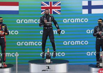 Spanish Grand Prix: Lewis Hamilton breaks record for most podium finishes
