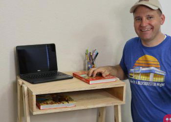 California man makes desks to help students with online learning