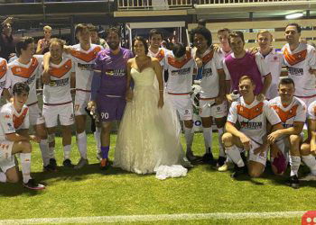 Luke Borean: Goalkeeper gets married in the morning, and guides team to semifinal win in the evening
