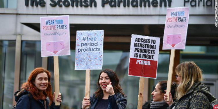 Scotland becomes first country to make sanitary products free