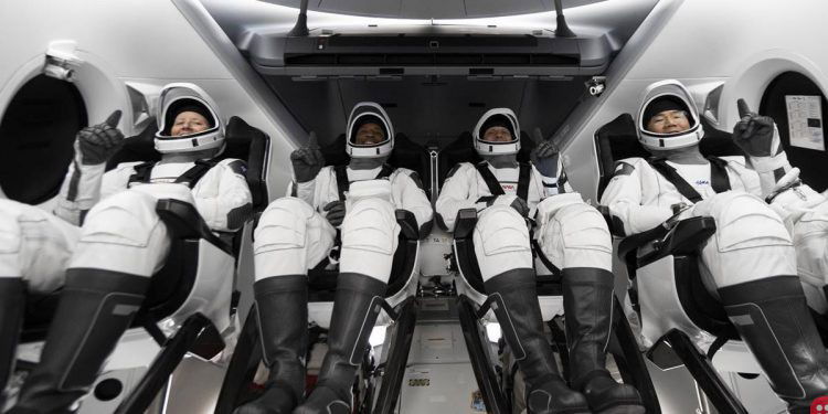 NASA SpaceX launch: 4 astronauts launched into space