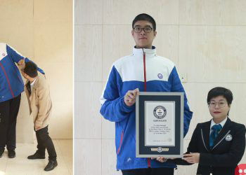 Meet Ren Keyu, a 14-year-old confirmed as the tallest teenager in the world