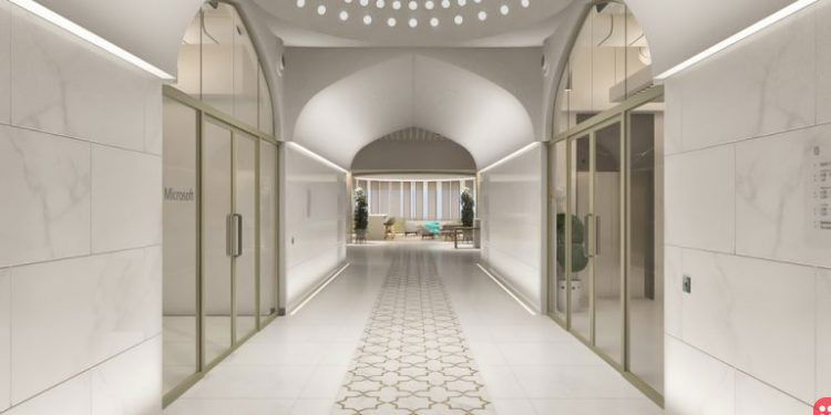 Microsoft’s new office in Noida, India is inspired by the Taj Mahal!