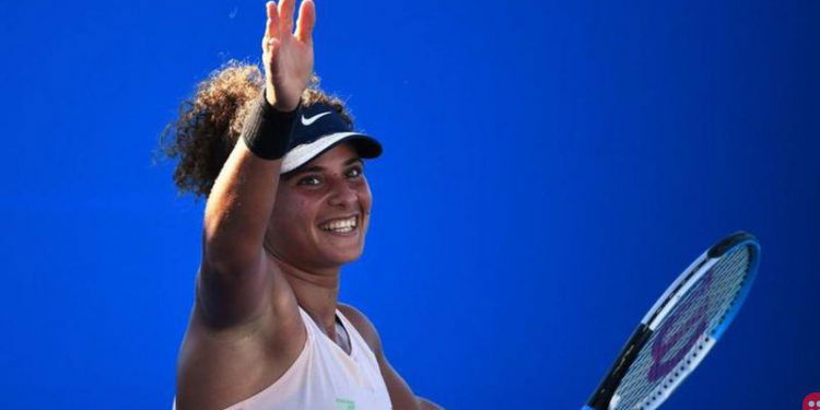 Meet Mayar Sherif, the first Egyptian woman to win a main draw match at a Grand Slam