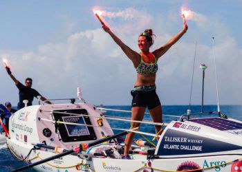 Jasmine Harrison, 21, becomes youngest woman to row solo across the Atlantic Ocean