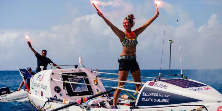 Jasmine Harrison, 21, becomes youngest woman to row solo across the Atlantic Ocean