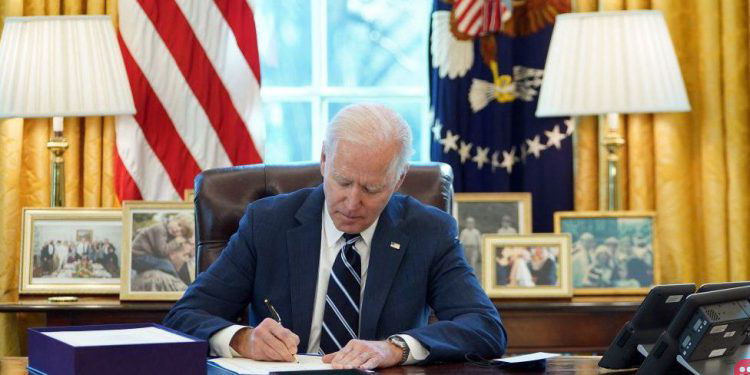 US President Joe Biden signs landmark $1.9 trillion  Covid-19 relief package
