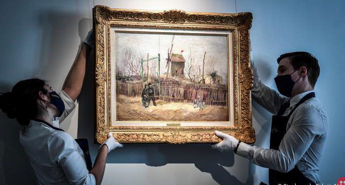 Rarely Seen  Vincent van Gogh painting of Paris sells for $19.1M