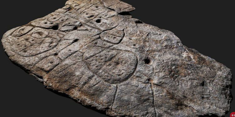A 4,000-year Old Bronze Age slab found in France is oldest 3D map in Europe