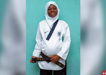 8-months pregnant athlete clinches Taekwondo gold medal